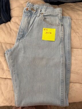 Wrangler Light Blue Straight Jeans